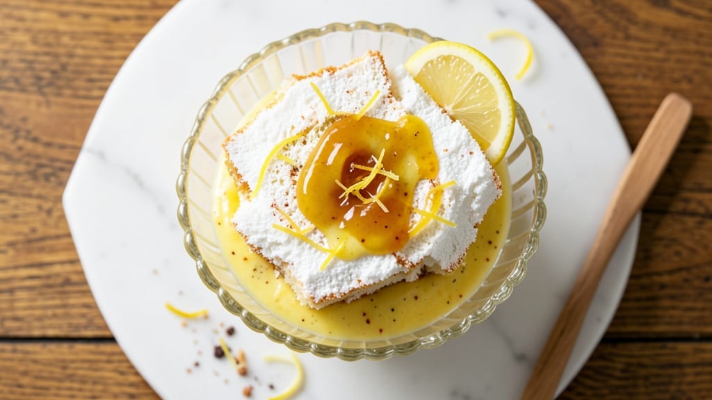 Angel Food Cake Mix and Lemon Pudding Recipe: Layered Citrus Cloud With No-Bake Magic