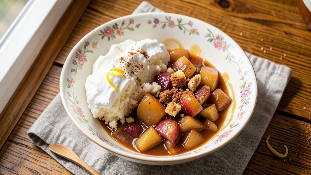 Angel Food Cake and Apple Pie Filling Recipe: Light Airy Layers with Spiced Apple Swirl