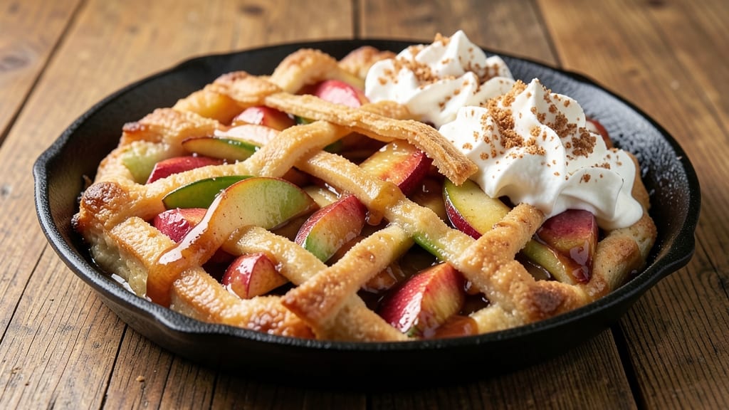 Apple Pie Funnel Cake Recipe: Warm Spiced Crisp With Gooey Apple Streaks