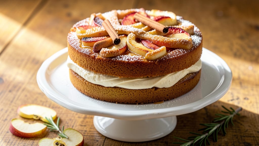 Apple Cake: A Recipe for Love: Warm Spiced Layers with Vanilla-Kissed Comfort