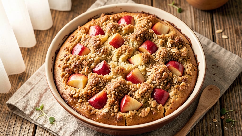 Apple Cake With Crumb Topping Recipe: Buttery Streusel Crown Over Spiced Apple Layers