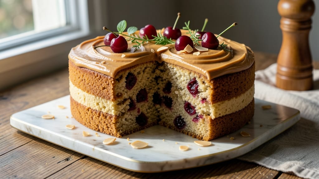 Almond Meal Fruit Cake Recipe: Nutty Moistness With Spiced Fruit Filling