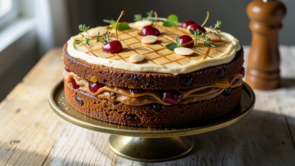 Almond Fruit Cake Recipe: Nutty Moistness With Boozy Depth