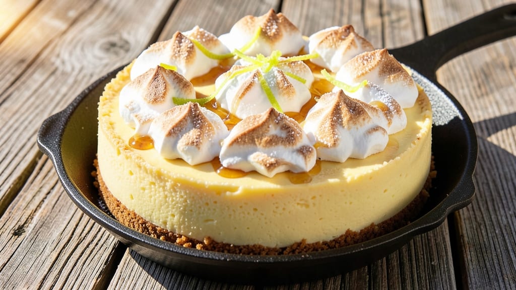 Amalfi Lemon Meringue Cheesecake Recipe: Citrus-Kissed Crunch Over Silky Vanilla Bliss