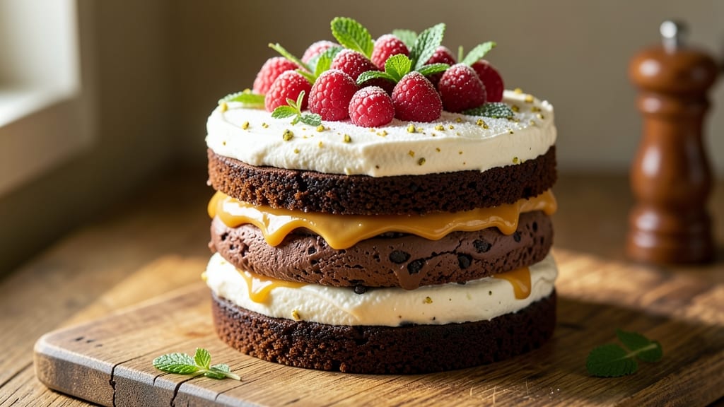 Amazing Ice Cream Cake Recipe: Triple-Layered Frosting Rivers and Crunchy Crown
