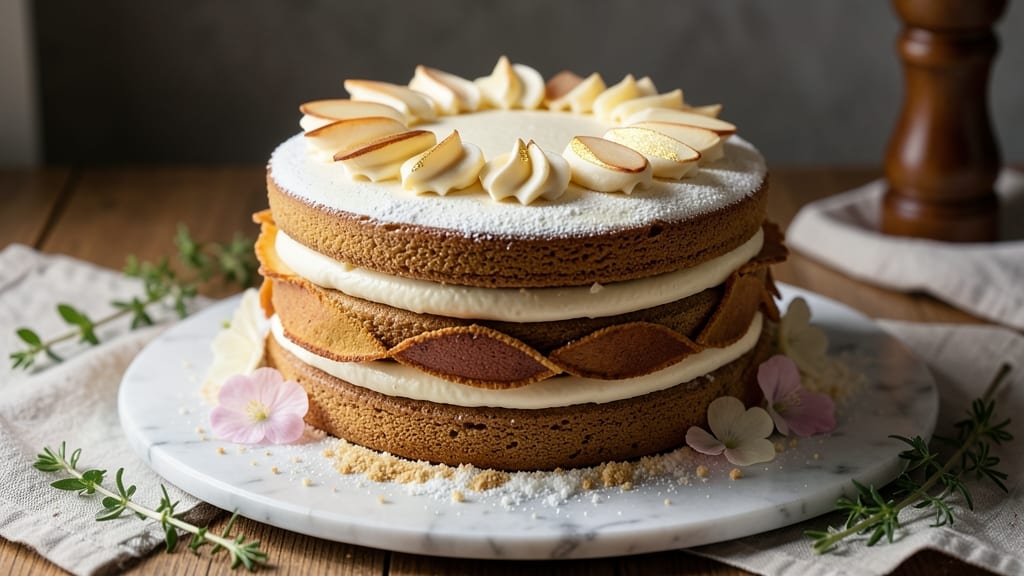 Almond Macaroon Cake Recipe: Nutty-Light Layers With Vanilla Infusion