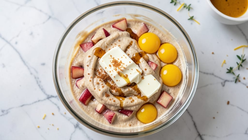 Apple Cake Batter Recipe: Warm Spiced Streusel Over Moist Apple Layers