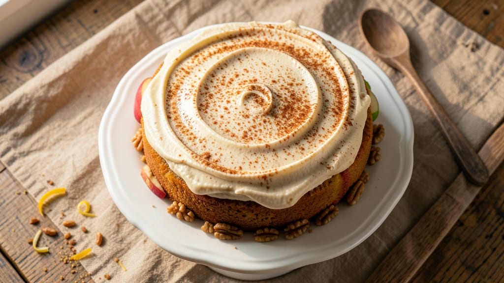 Applesauce Cake With Cinnamon Cream Cheese Frosting Recipe: Warm Spice and Tangy Cream Cheese Bliss
