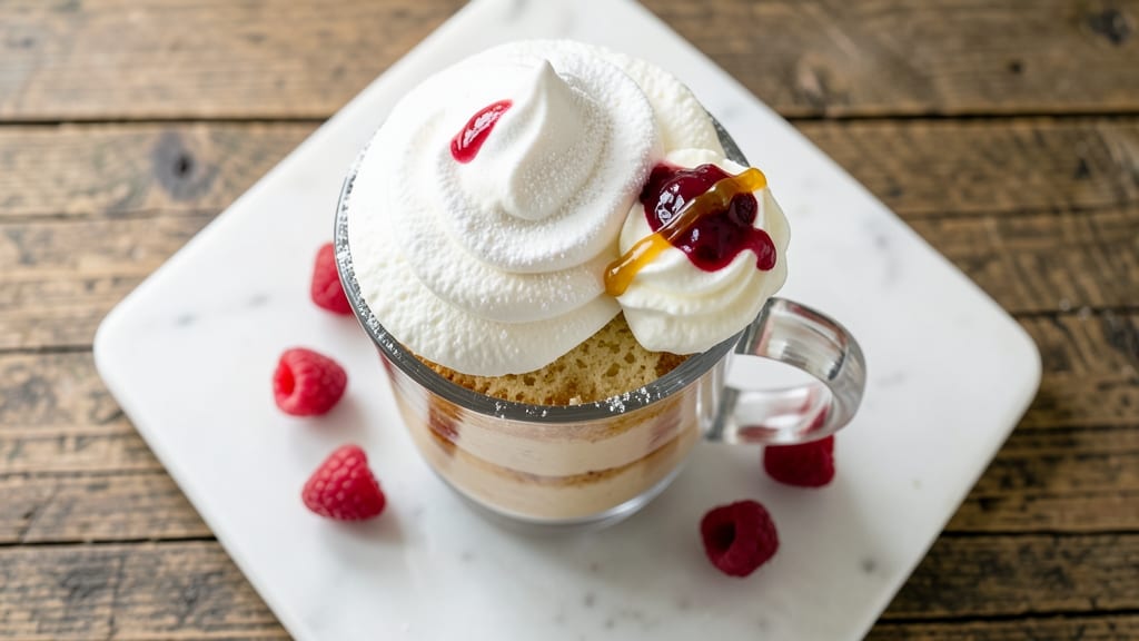 Angel Food Cake in a Cup Microwave Recipe: Light-as-Air Fluff in 5 Minutes