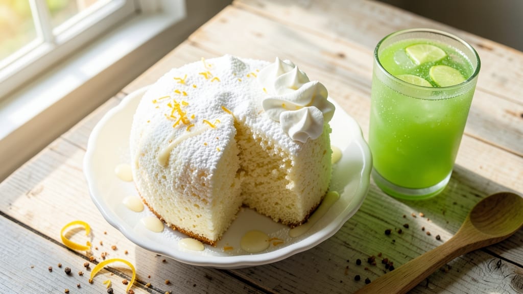 Angel Food Cake and Limeade Recipe: Citrus-Infused Lightness With Zesty Twist