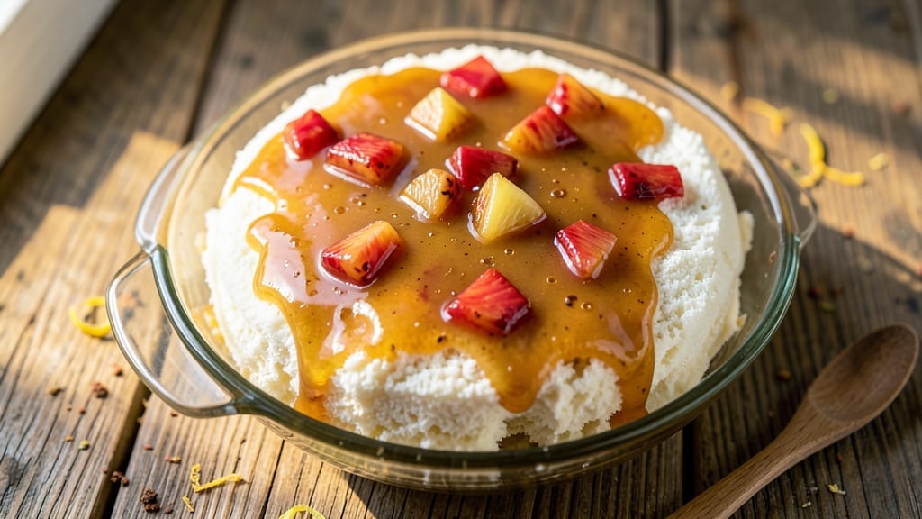 Angel Food Pineapple Dump Cake Recipe: Light, Airy Layers with Tropical Swirls