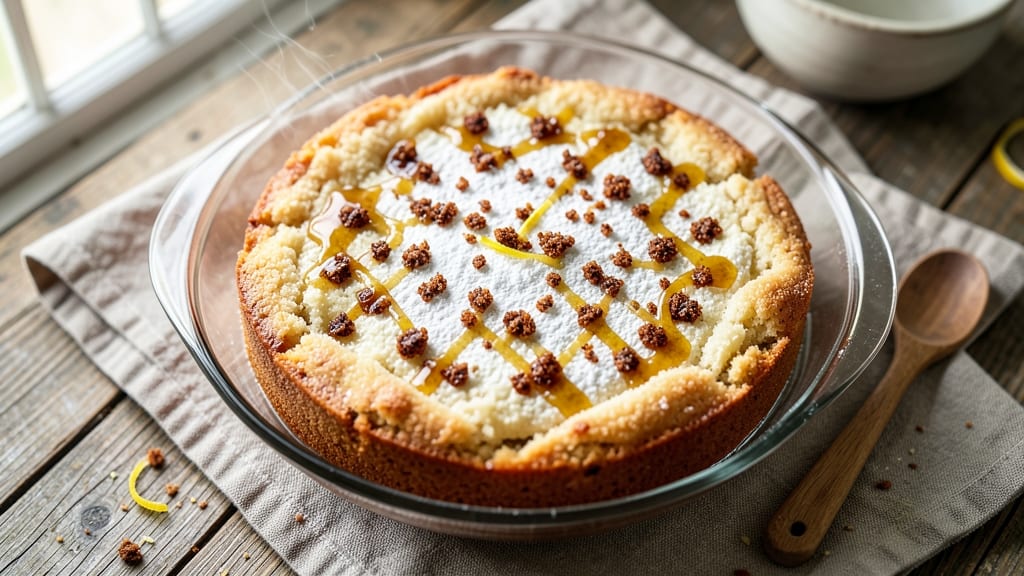 Applesauce Cake No Eggs Recipe: Moist Vanilla Layers With Spiced Topping Magic