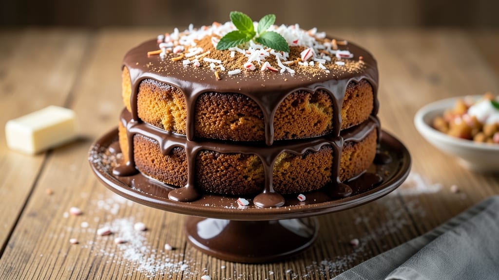 Amish German Chocolate Cake Recipe: Warm Spiced Layers with Nutty Crunch Top