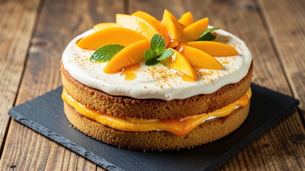 Asian Fruit Cream Cake Recipe: Tropical Layers With Silky Mango Filling