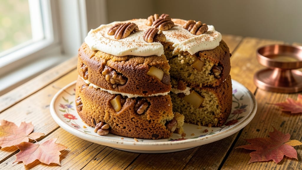 Apple Walnut Spice Cake Recipe: Warmly Spiced with Crunchy Topping