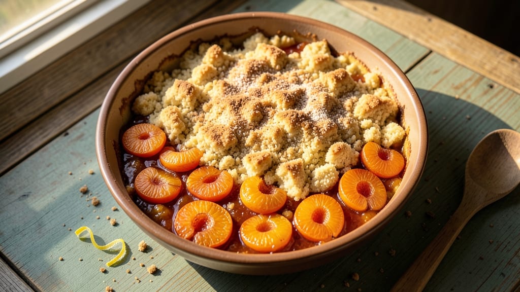 Apricot Dump Cake Recipe: Warm Spiced Fruit and Buttery Streusel Bliss