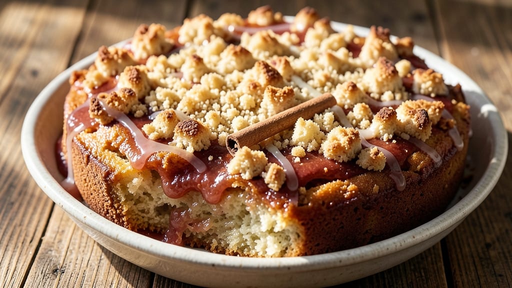 Applesauce Coffee Cake With Crumb Topping Recipe: Warm Spice Streusel Over Soft Apple Layers