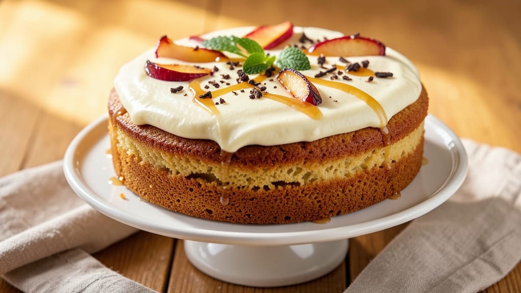 Apple Cake With Vanilla Pudding Recipe: Warm Spice Layers and Creamy Swirl Fusion