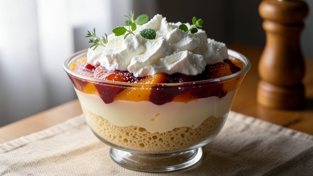 Angel Food Cake, Jello, and Cool Whip Recipe: Light-as-Air Layers With Creamy Swirls