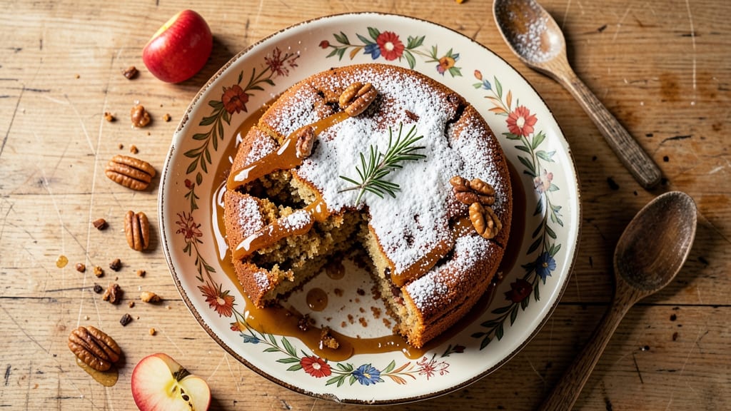 Apple Jack Cake Recipe: Spiced Rum Swirl With Buttery Vanilla Layers