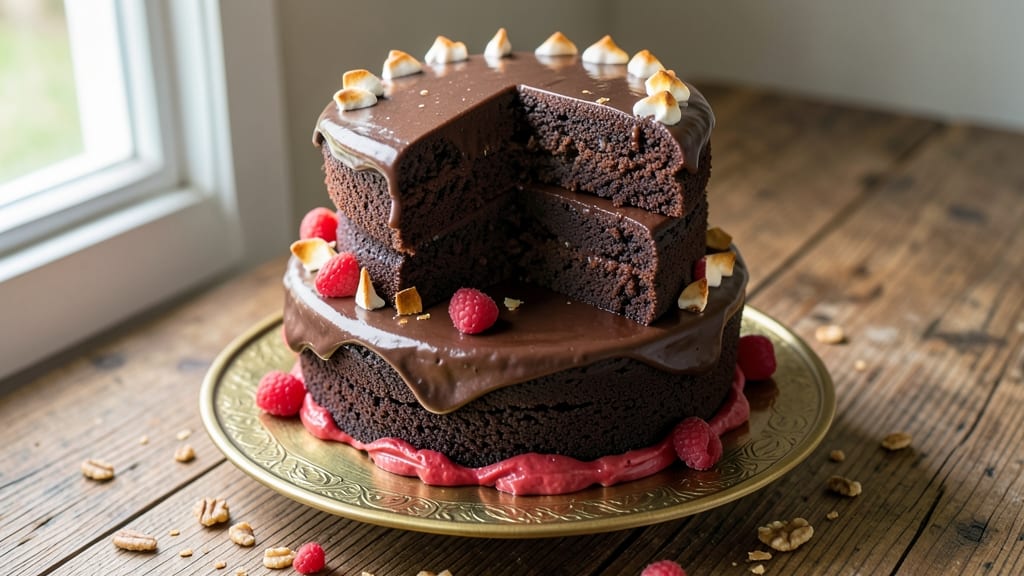 Alton Brown's Devil's Food Cake Recipe: Fudgy Layers and Moist Center Magic