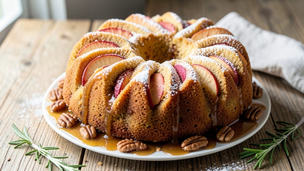 Apple Bundt Cake Recipe From Scratch: Spiced Apple Filling and Buttery Streusel Crown