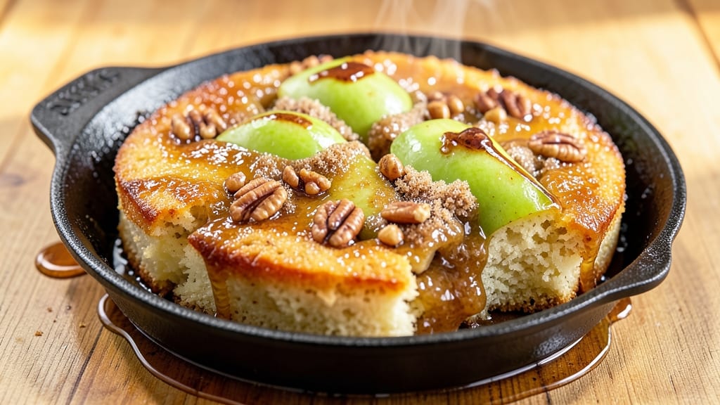 Apple Honey Upside Down Cake Recipe: Caramelized Fruit Layers and Buttery Crisp Edges