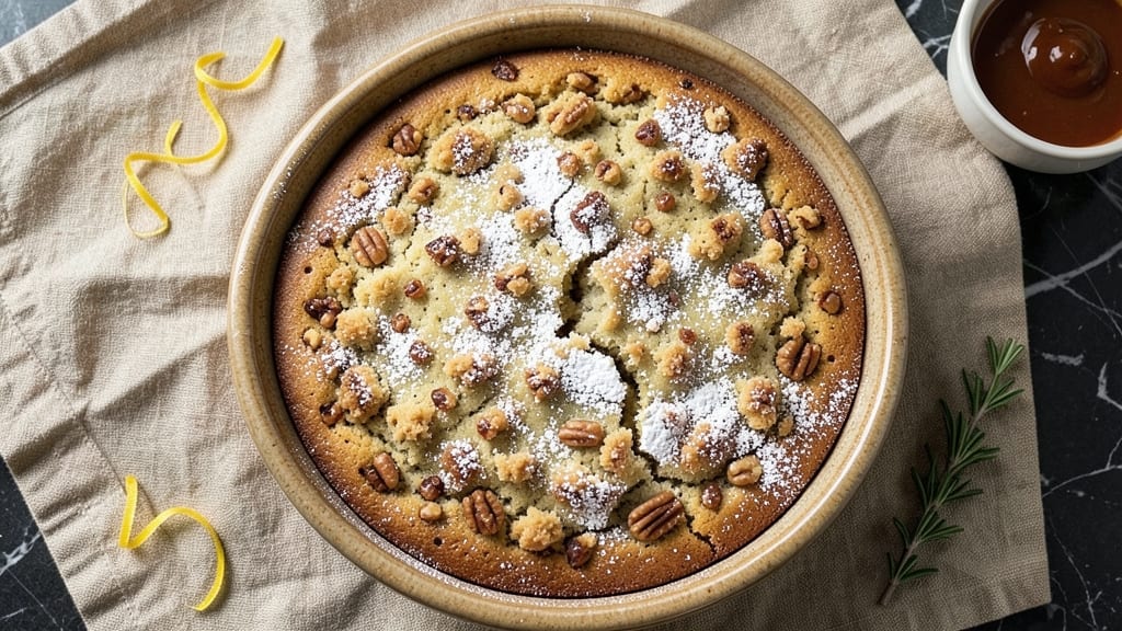 Alton Brown's Coffee Cake Recipe: Cinnamon-Spiced Streusel Over Moist Vanilla Layers