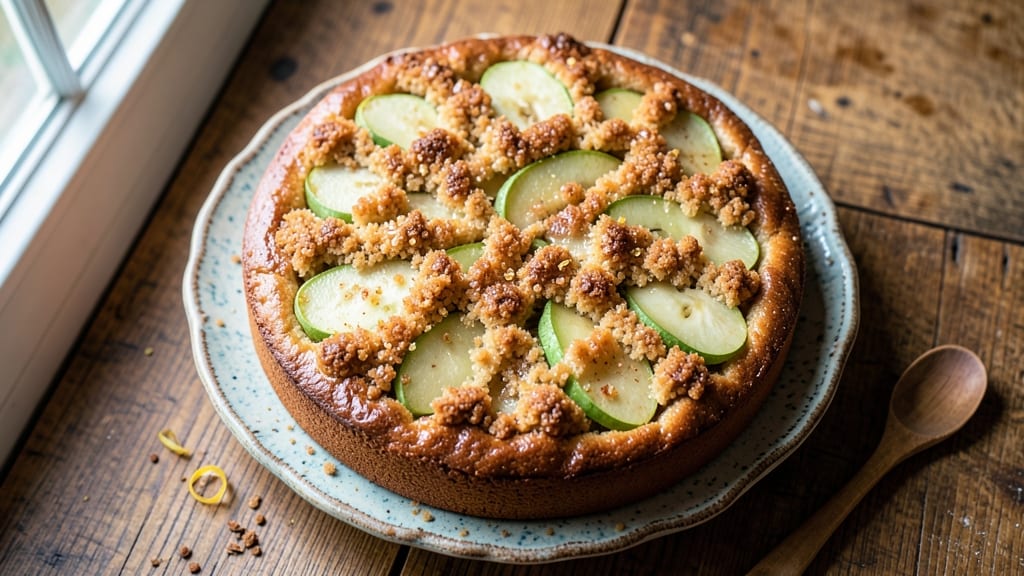 American Apple Cake Recipe: Warm Spiced Streusel Crown Over Moist Layers
