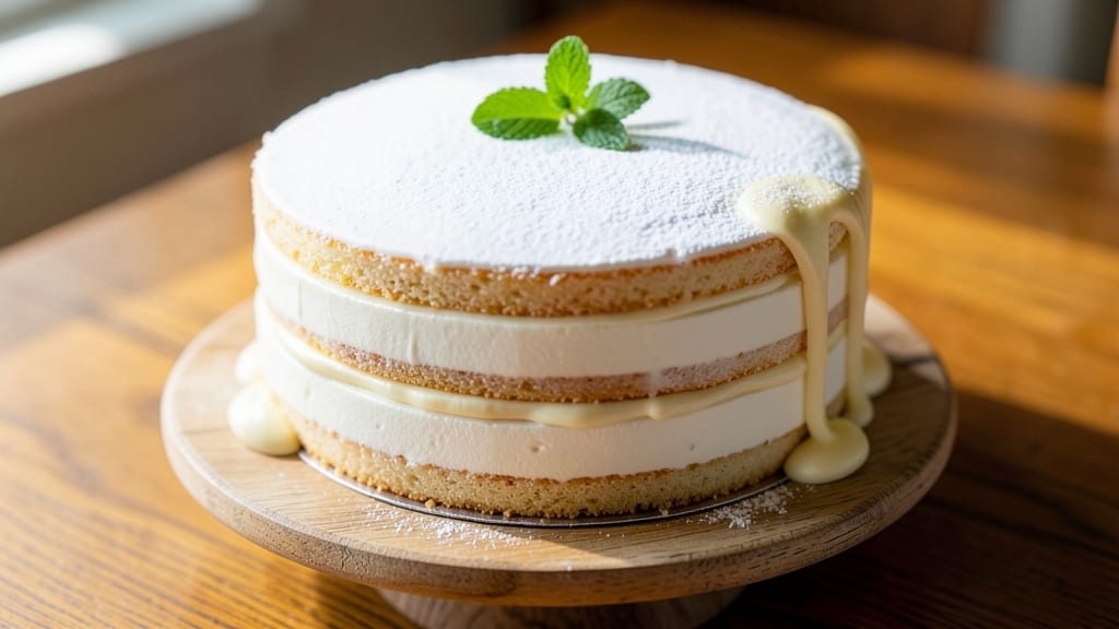 Amish White Cake Recipe: Vanilla Cloud With Buttery Frosting Layers