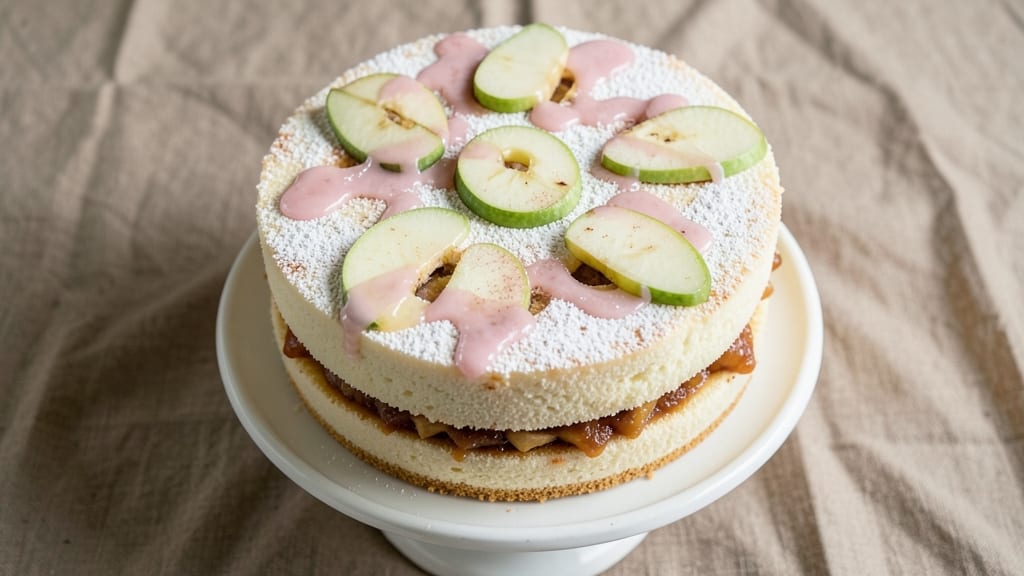 Apple Rose Cake Recipe: Floral-Layered Delight with Vanilla Buttercream