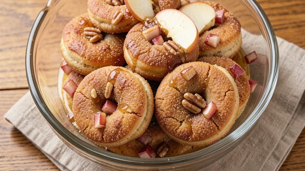Apple Spice Cake Donut Recipe: Warm Cinnamon-Spiced Bites With Gooey Apple Filling