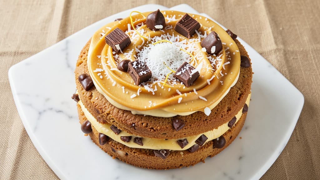 Almond Joy Sheet Cake Recipe: Coconut-Caramel Swirls and Toasted Nut Magic