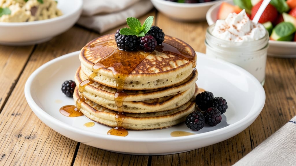 American No-Egg Pancake Recipe: Fluffy Stacks Without a Single Egg