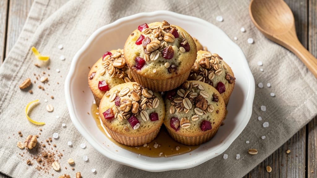 Apple Cake Tea Room Bran Muffins Recipe: Spiced Apple Streusel With Buttery Tea Room Twist