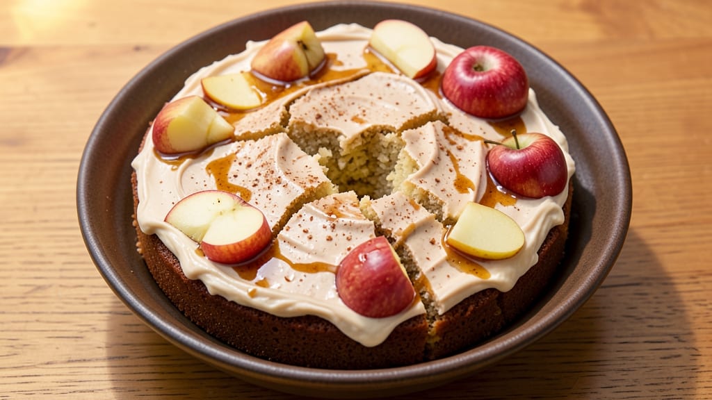 Apple Cake With Maple Frosting Recipe: Warm Spice and Gooey Maple Swirls